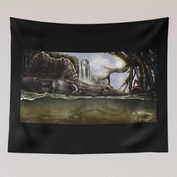 Item preview, Basking Spinosaurus designed and sold by ValkArtwork.