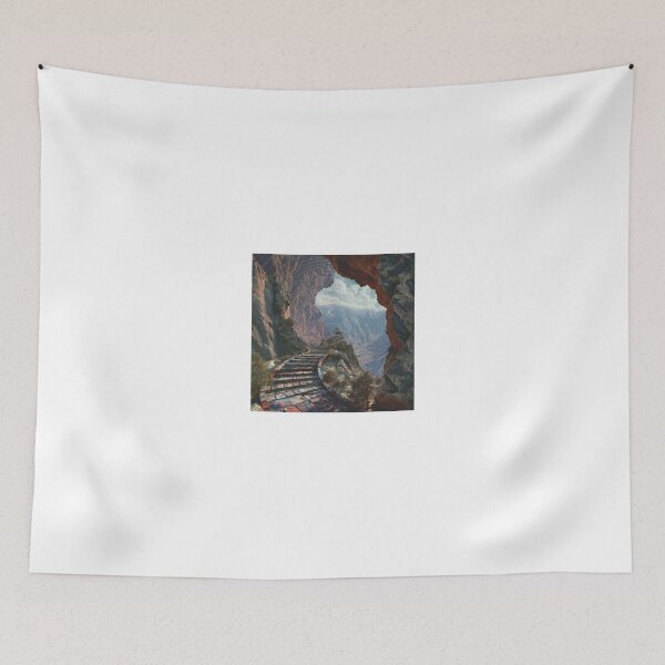 Item preview, surreal pathway winding through a rocky landscape designed and sold by Love-Light-Bite.