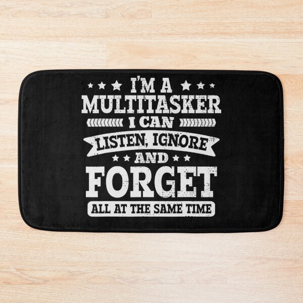 Item preview, Vintage Multitasker Humor Typography Design designed and sold by AmiGraph.