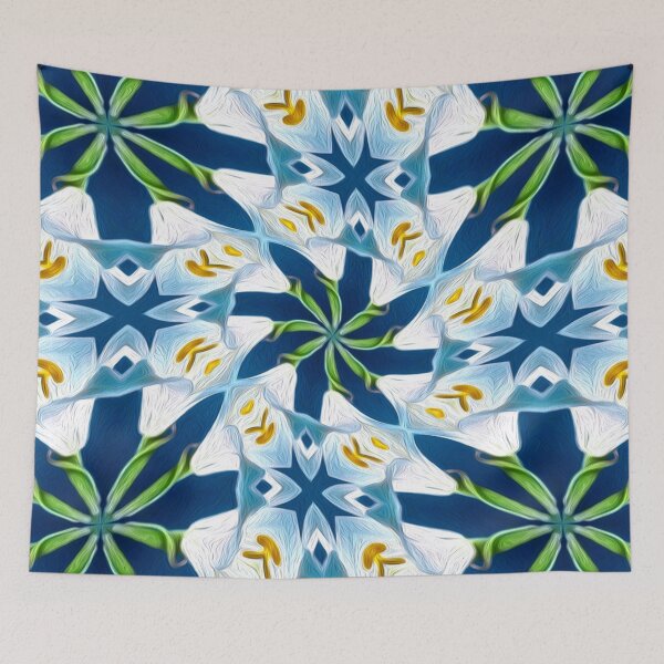 Item preview, Abstract Lily Flowers designed and sold by Patternflower.