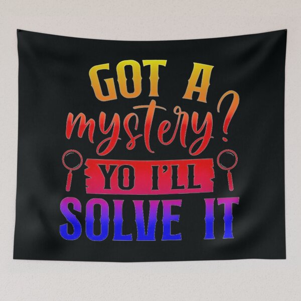 Item preview, Got A Mystery Yo I'll Solve It!  (For true crime fans!) Beautiful pop art colours.  designed and sold by CristalleLisa.