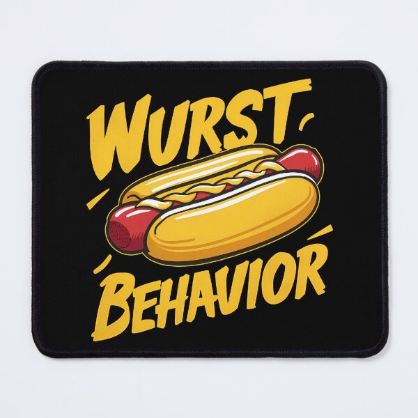 Item preview, Wurst Behavior Hot Dog designed and sold by CALIMASHIRTS.