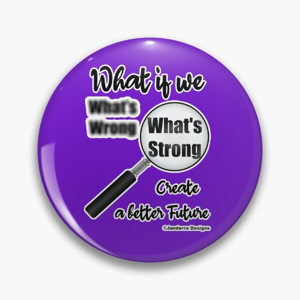 Item preview, What if we focus on What's Strong not what's wrong and create a better future designed and sold by JanderraDesigns.