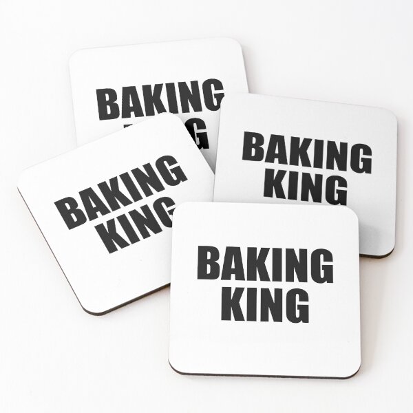 Item preview, "BAKING KING" inscription designed and sold by ChesssesShop.