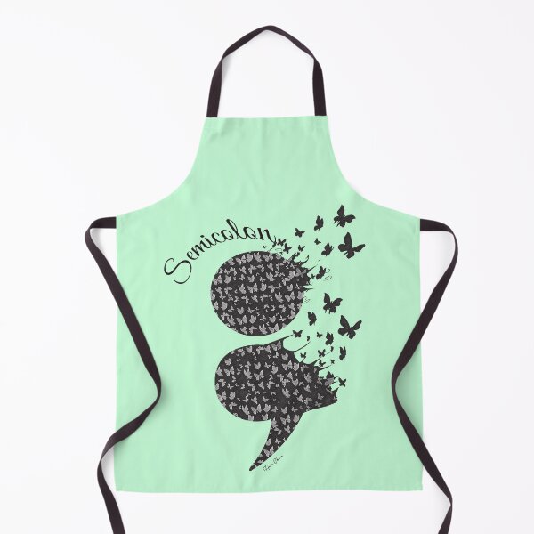 Item preview, butterflies flying Semicolon designed and sold by Hen-C-Art.