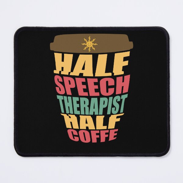 Item preview, Half Speech Therapist Half Coffee, School Counselor, Special Education, Paraprofessional, ABA Therapist, BCBA, Mental Health, RBT designed and sold by behindthefacts.