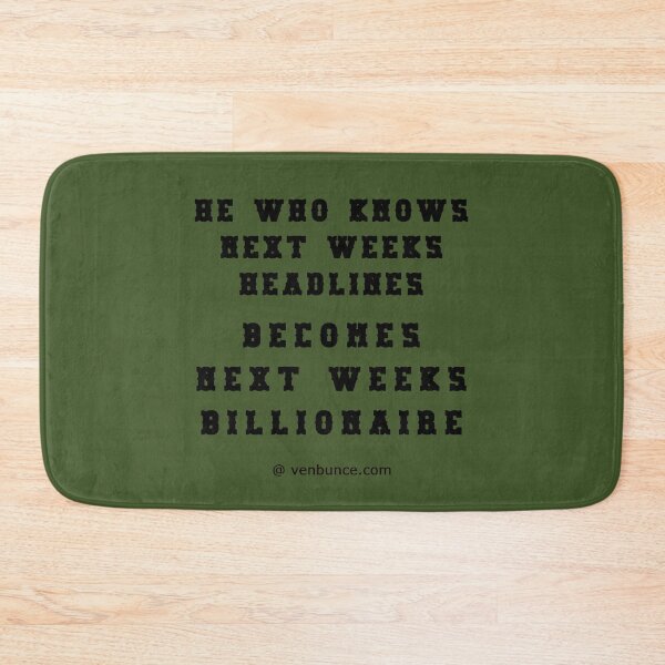 Item preview, Know The Headlines - Become A Billionaire designed and sold by AlienAlmanac.