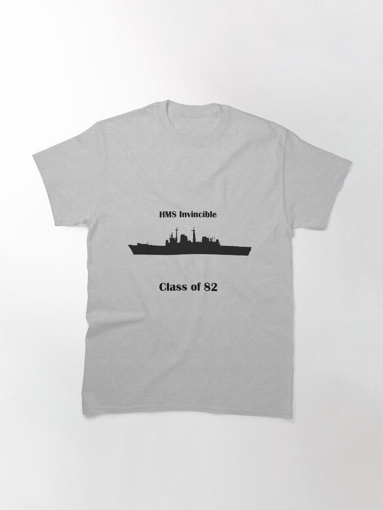 Thumbnail 3 of 7, Classic T-Shirt, HMS Invincible - Class of 82 designed and sold by HM-Slops.