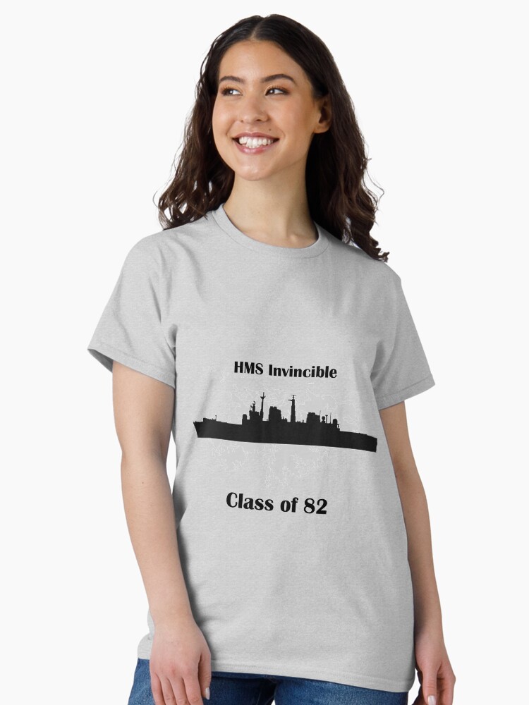 Thumbnail 2 of 7, Classic T-Shirt, HMS Invincible - Class of 82 designed and sold by HM-Slops.