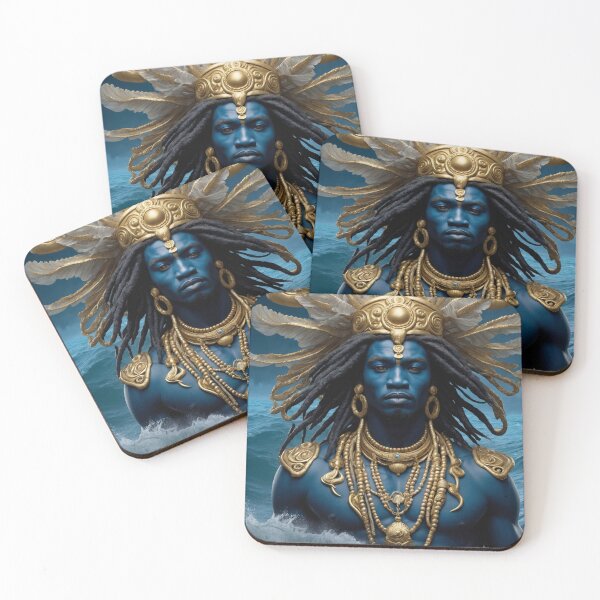 Item preview, Patron Loa of Fishermen and Sailors | Agwe designed and sold by Rothnaric.