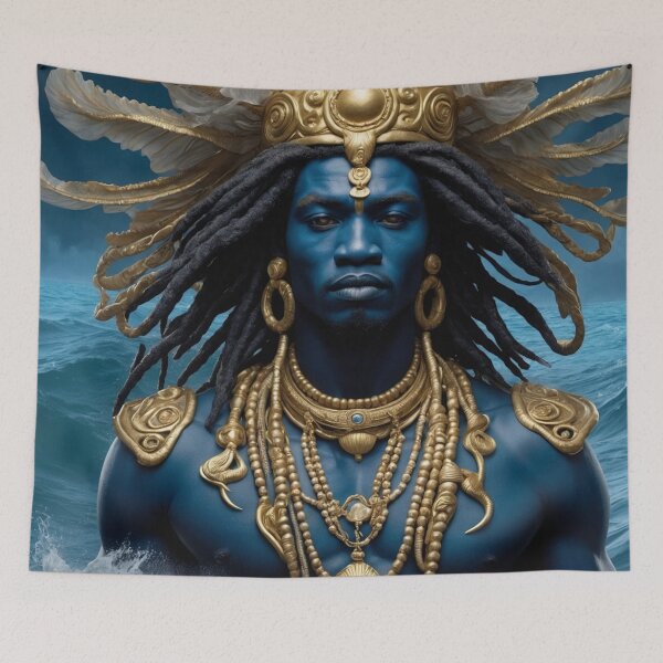 Item preview, Patron Loa of Fishermen and Sailors | Agwe designed and sold by Rothnaric.