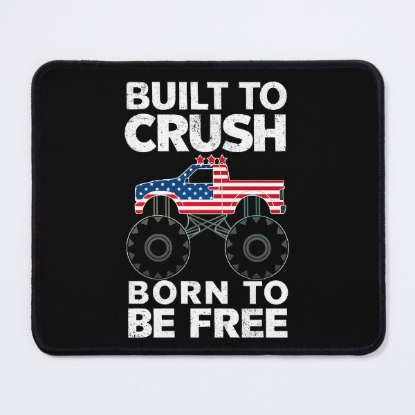 Item preview, Build To Crush Born To Be Free  designed and sold by AlphaTeez.
