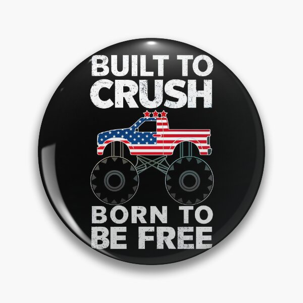 Item preview, Build To Crush Born To Be Free  designed and sold by AlphaTeez.