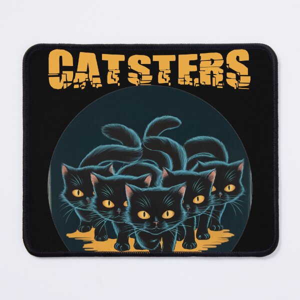 Item preview, Suspicious Cats | Catsters designed and sold by TheInkyOwl-TIO.