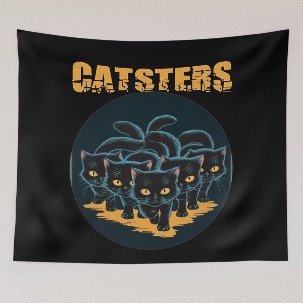 Item preview, Suspicious Cats | Catsters  designed and sold by TheInkyOwl-TIO.