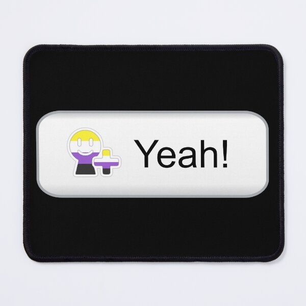 Item preview, Nonbinary Pride Yeah React designed and sold by everything4eva.