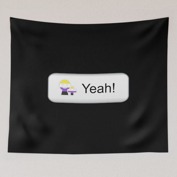 Item preview, Nonbinary Pride Yeah React designed and sold by everything4eva.