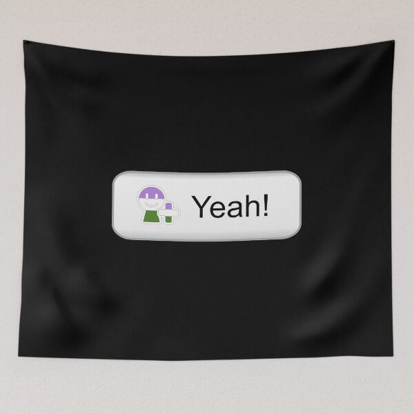 Item preview, Genderqueer Pride Yeah React designed and sold by everything4eva.