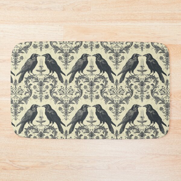 Item preview, Vintage Murder of Crows Antique Victorian Gothic Pattern designed and sold by darkskydelights.