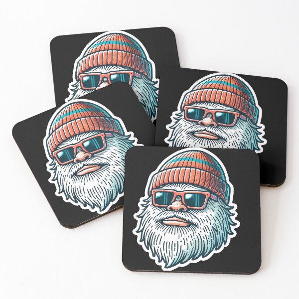 Item preview, Cool Yeti in Beanie and Sunglasses Design - Perfect for Mythical Creature and Fashion Lovers designed and sold by meshhead.