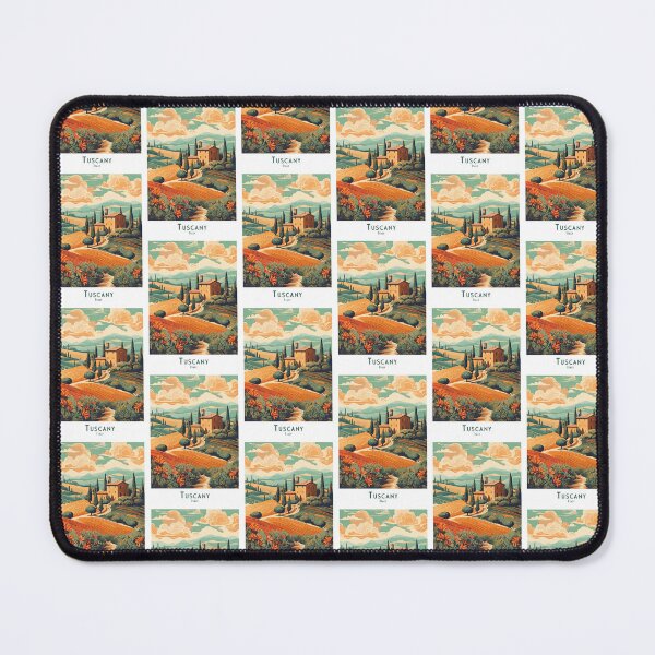 Item preview, Retro Tuscany travel poster - Minimalistic vintage landscape from Italy designed and sold by pod24.