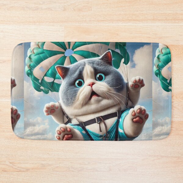 Item preview, Cat playing with parachute designed and sold by Catsmoment.