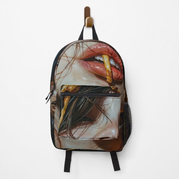 Item preview, Painting Portrait Of A Woman With Fries On Her Head designed and sold by regnumsaturni.