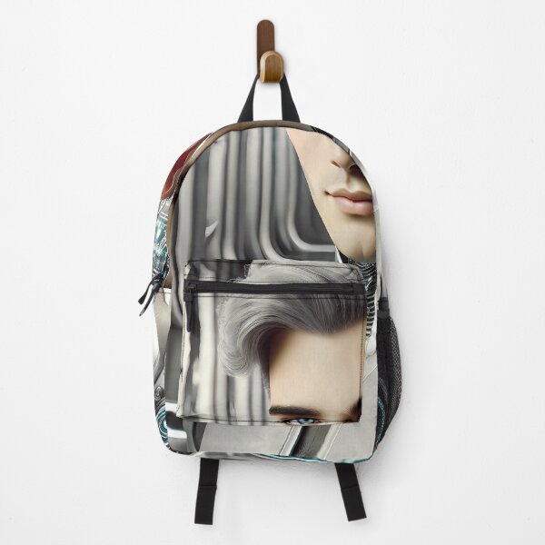 Item preview, Guapo hombre robot AI con diseño de circuitos futuristas designed and sold by WhiteDoveArt.