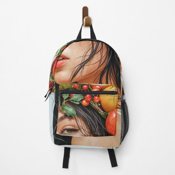 Item preview, Painting Portrait of a Woman with Fresh Fruits on Her Head designed and sold by regnumsaturni.
