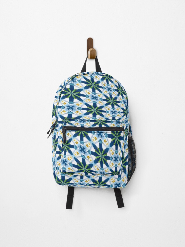 Thumbnail 1 of 3, Backpack, Abstract Lily Flowers designed and sold by Patternflower.