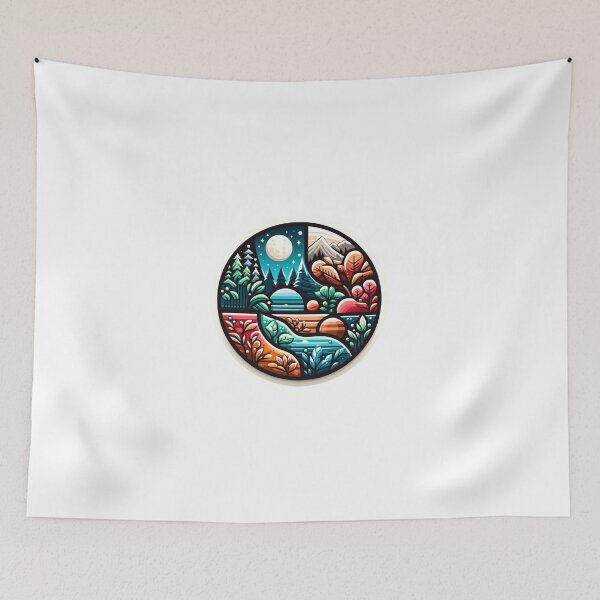 Item preview, Great wave of lakes design  designed and sold by Graphic  Grove.