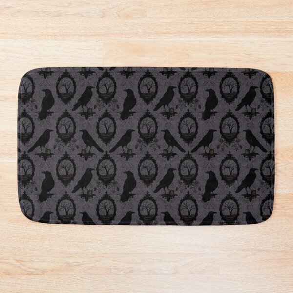 Item preview, Dark Vintage Murder of Crows Antique Victorian Gothic Pattern designed and sold by darkskydelights.