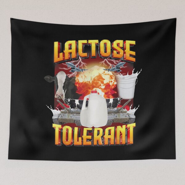 Item preview, Lactose tolerant Funny Meme, Humor Lactose Tolerant Milk, Dairy-free humor, Funny lactose-free Design designed and sold by Creatiforge.