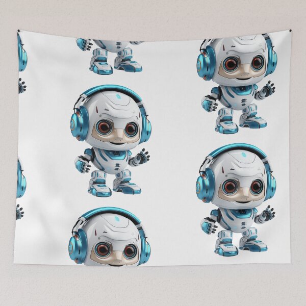 Item preview, Artificial intelligence robot isolated on the transparent background designed and sold by MiraCleAI.