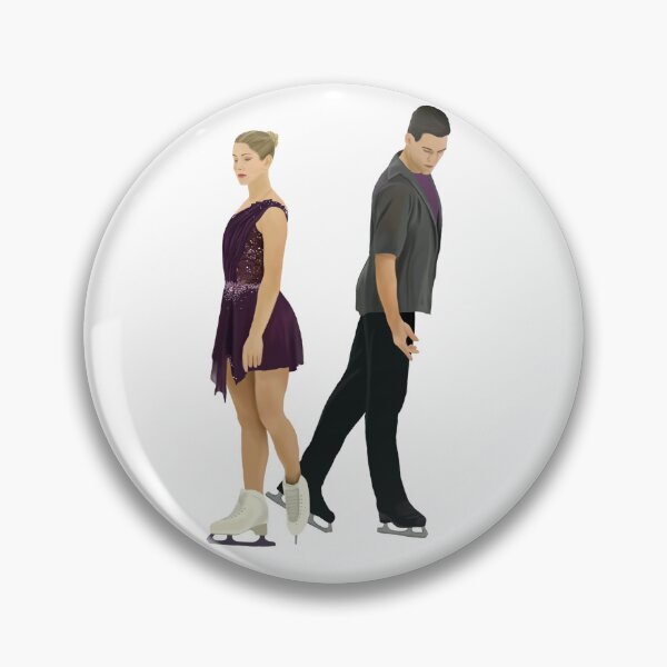 Item preview, Minerva Hase & Nikita Volodin Sticker | Figure Skating Sticker designed and sold by fskatingprints.