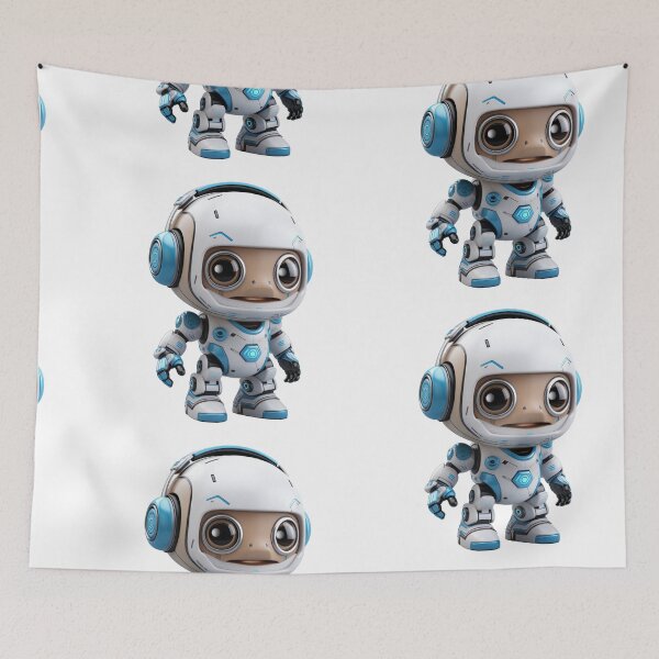 Item preview, Artificial intelligence robot isolated on the transparent background designed and sold by MiraCleAI.