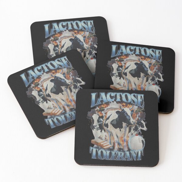 Item preview, Lactose Tolerant Funny Meme Cow Design designed and sold by Creatiforge.