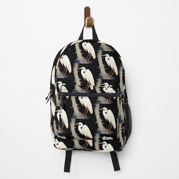 Item preview, white heron designed and sold by EuropeanPrints.