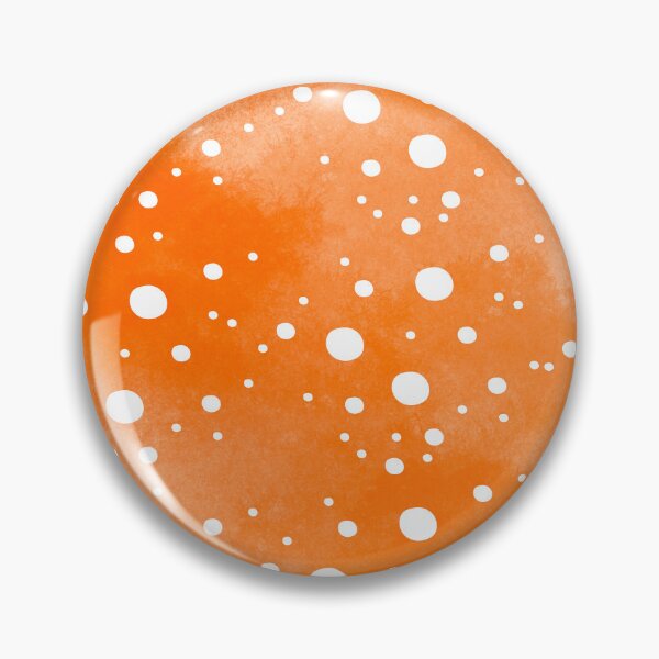 Item preview, Sunburst Dots: Minimalist Orange and White Circle Pattern designed and sold by Lessonsprint.