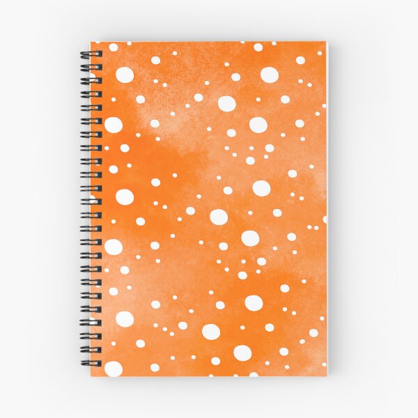 Item preview, Sunburst Dots: Minimalist Orange and White Circle Pattern designed and sold by Lessonsprint.