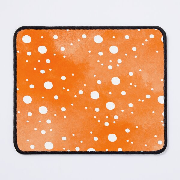 Item preview, Sunburst Dots: Minimalist Orange and White Circle Pattern designed and sold by Lessonsprint.