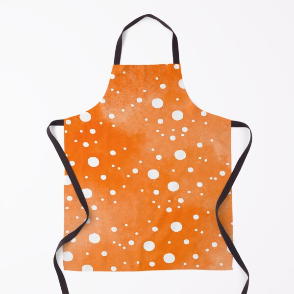 Item preview, Sunburst Dots: Minimalist Orange and White Circle Pattern designed and sold by Lessonsprint.