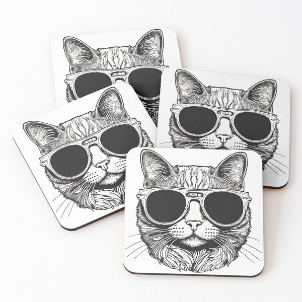Item preview, Hipster Cat in Shades designed and sold by ArtKae.