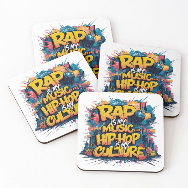 Item preview, Rap is my music, Hip-Hop is my culture designed and sold by SoulArtDesign.