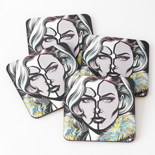 Item preview, Pop Art Retro Female Portrait Collage designed and sold by jessephotoart.