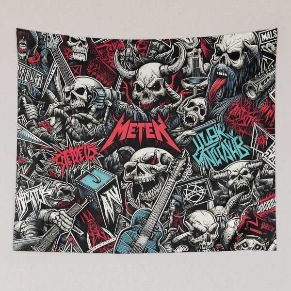 Item preview, heavy metal band banners designed and sold by aliraweb.