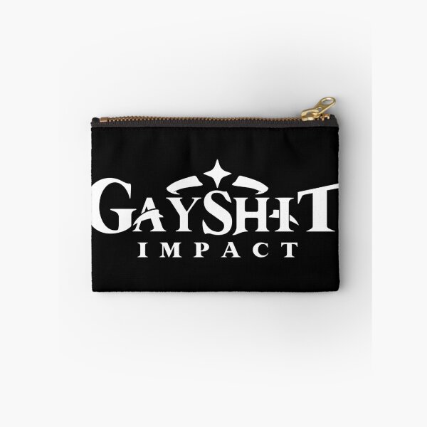 Item preview, Gayshit Impact (White) designed and sold by SOVLLESS.