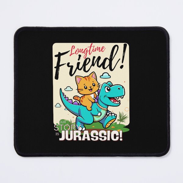Item preview, Longtime Friend, friendship, Cat and Dinosaur designed and sold by antcpjr682.