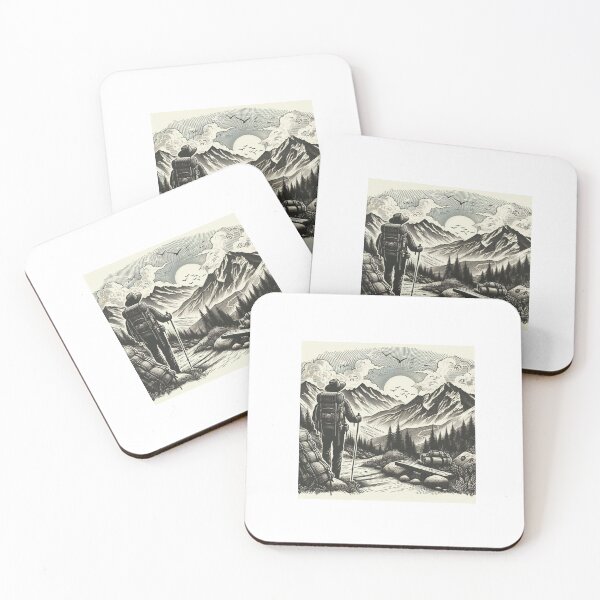 Item preview, Mountain hiking sketchy view designed and sold by flisq.