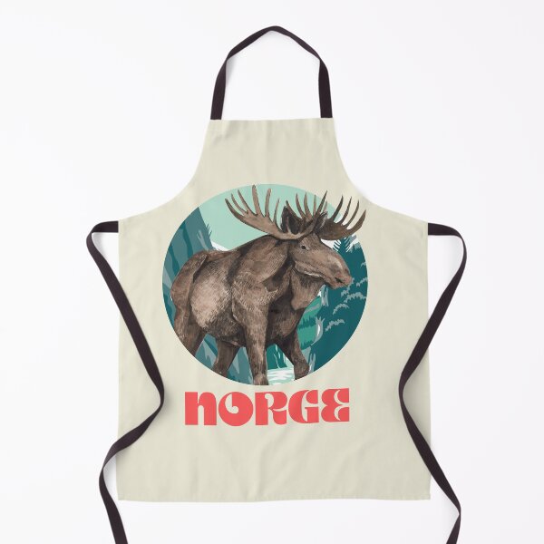Item preview, Norway moose and fjord designed and sold by Scandi Shop .